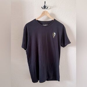 Smiley Face/Skull Black Riot Society T-Shirt